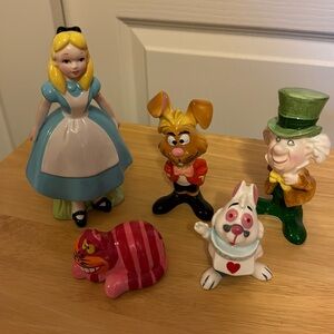 Disney figurines from Alice in Wonderland